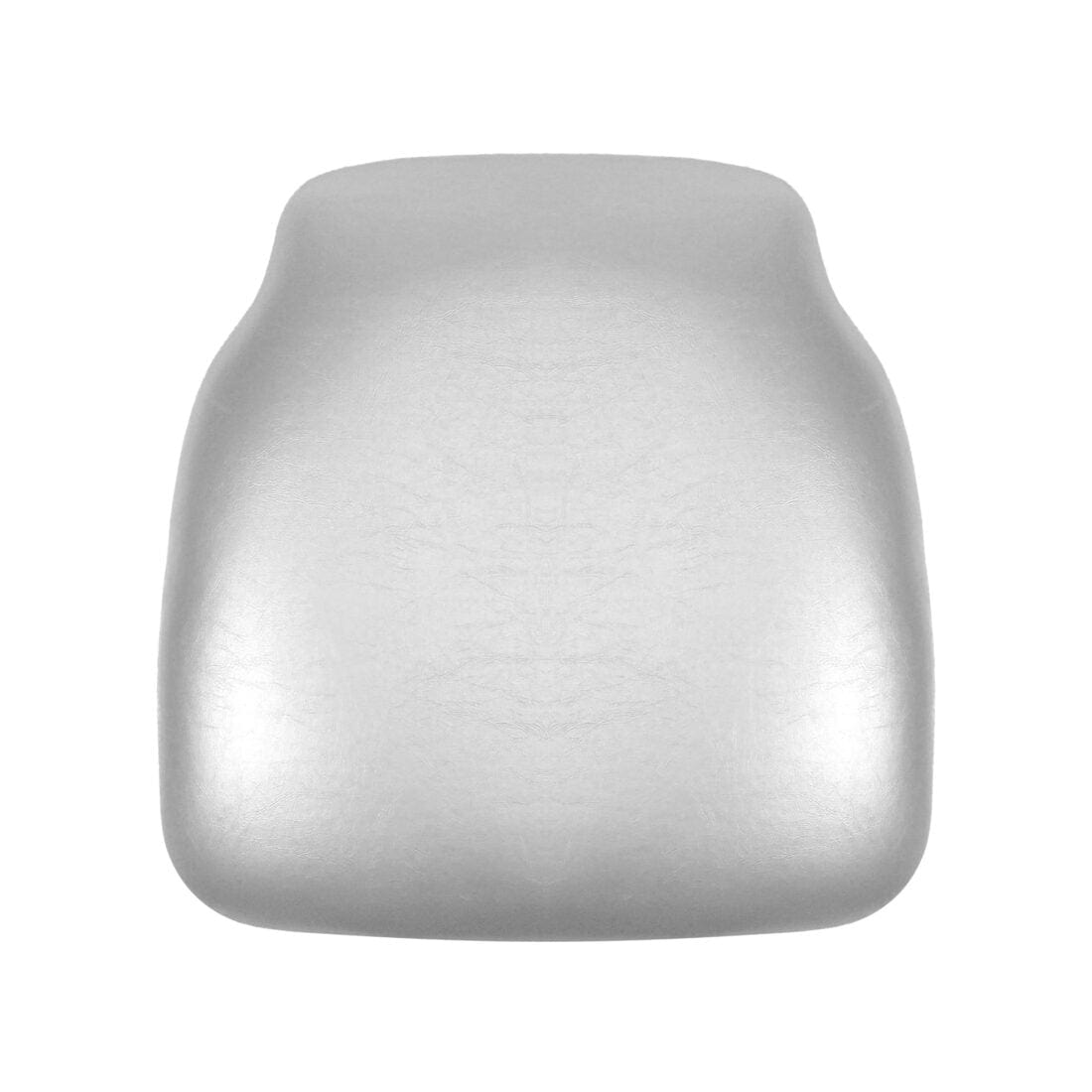 Chivari Silver 1.75" Thick Vinyl Panel Chiavari Chair Cushion CUSHPANVINSILVER-CONT-AX-T