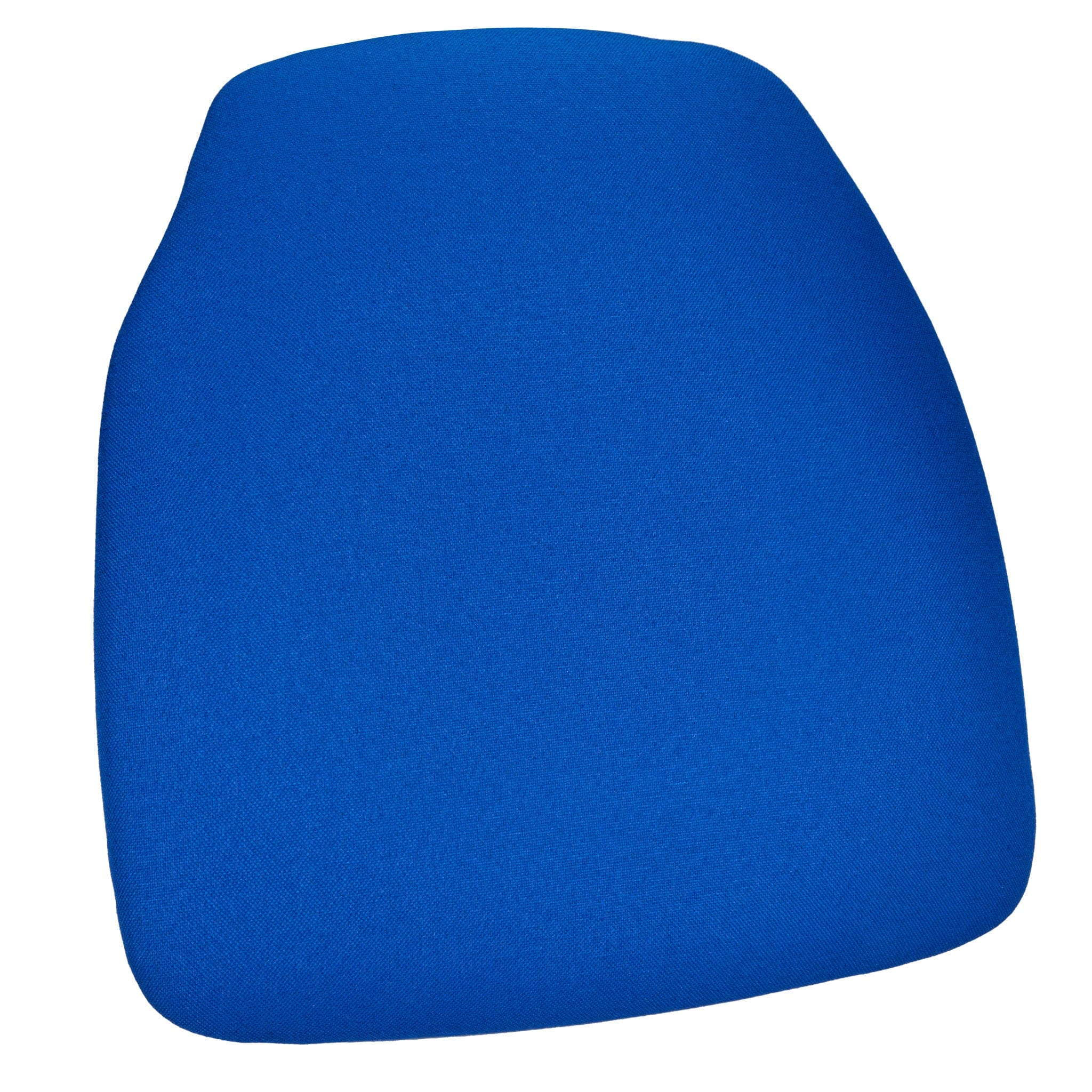 Royal Blue 1.75" Thick Fabric Panel Back Chiavari Chair Cushion and SlipNot™ Technology