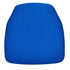 Chivari Royal Blue 1.75" Thick Fabric Panel Back Chiavari Chair Cushion and SlipNot™ Technology CUSHPANFAB-RB-A