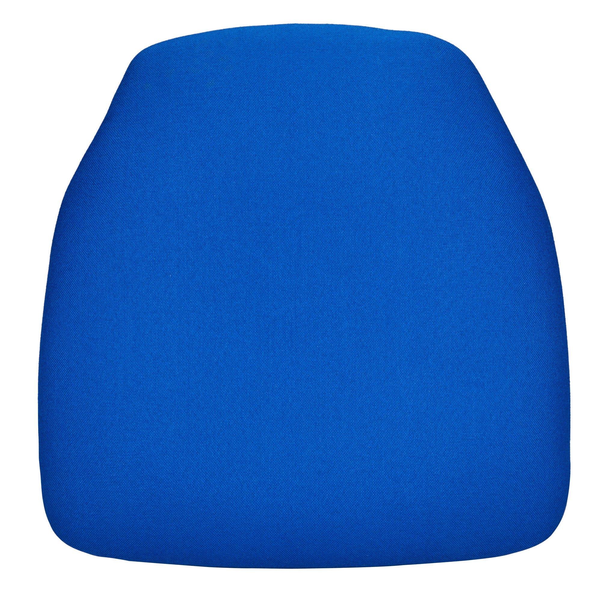 Royal Blue 1.75" Thick Fabric Panel Back Chiavari Chair Cushion and SlipNot™ Technology