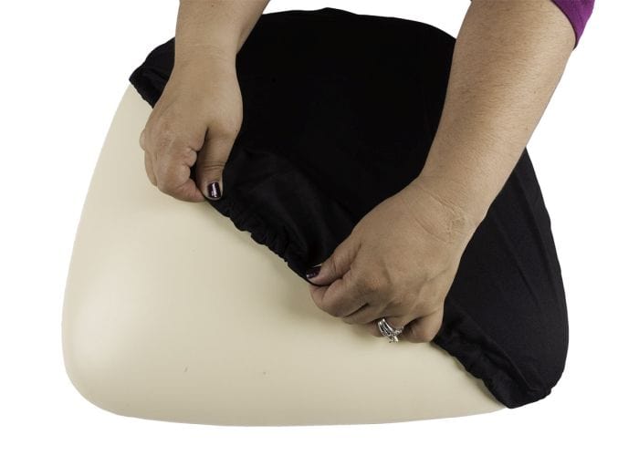 Chivari Black Spandex Cover for Panel Cushions CUSHCAPSPNDXBLK-ZG-T