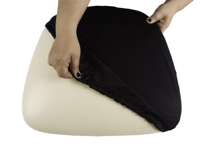Chivari Black Spandex Cover for Panel Cushions CUSHCAPSPNDXBLK-ZG-T