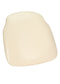 Chivari Ivory Vinyl 1.75" Thick Cross Back Cushion CUSHX-PANVINIVY-PVC-AX-T