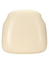 Chivari Ivory Vinyl 1.75" Thick Cross Back Cushion CUSHX-PANVINIVY-PVC-AX-T