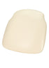Chivari Ivory Vinyl 1.75" Thick Cross Back Cushion CUSHX-PANVINIVY-PVC-AX-T
