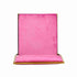 Chivari Melissa Barstool in Gold Stainless Steel Frame with Fuchsia Cushion Seat and Back BMMG-FU-KIT-AX