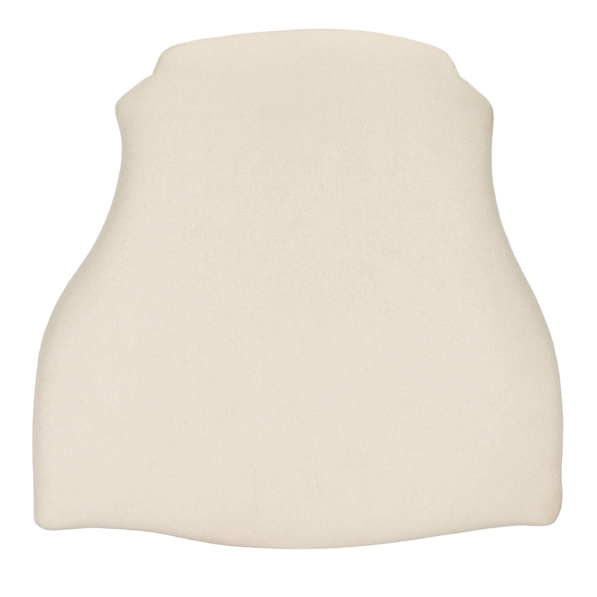 Chivari Ivory 2.0" Thick Fabric Panel Back Replacement Cushion for Louis Pop and Royal Chairs CUSHPANFABLP-IVY-ZG