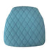 Chivari Turquoise Blue Panel Back Chiavari Cushion with Bentley Stitching and SlipNot™ Technology CUSHPANVINBENTTB-A