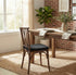 Chivari Black 1.6" Thick Cushion for BasicResin Cross Back or Willow Chairs with Velcro Strap CUSHSTRAPPBLK-AX