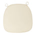 Chivari Ivory 1.6" Thick Cushion for BasicResin Cross Back or Willow Chairs with Velcro Strap CUSHSTRAPPIVY-AX