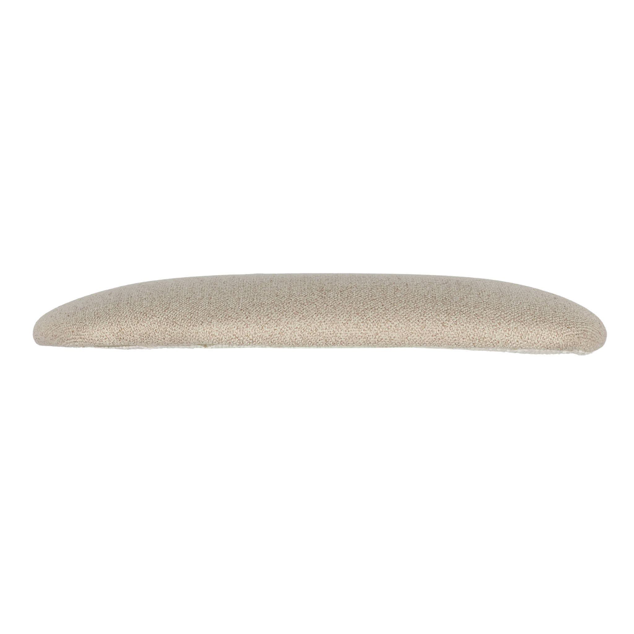 Chivari.com Beige Tweed Fabric Cross Back Seat Cushion 1.75" Thick with SlipNot™ Technology CUSHX-PANFABBURTAN-SPNT-AX