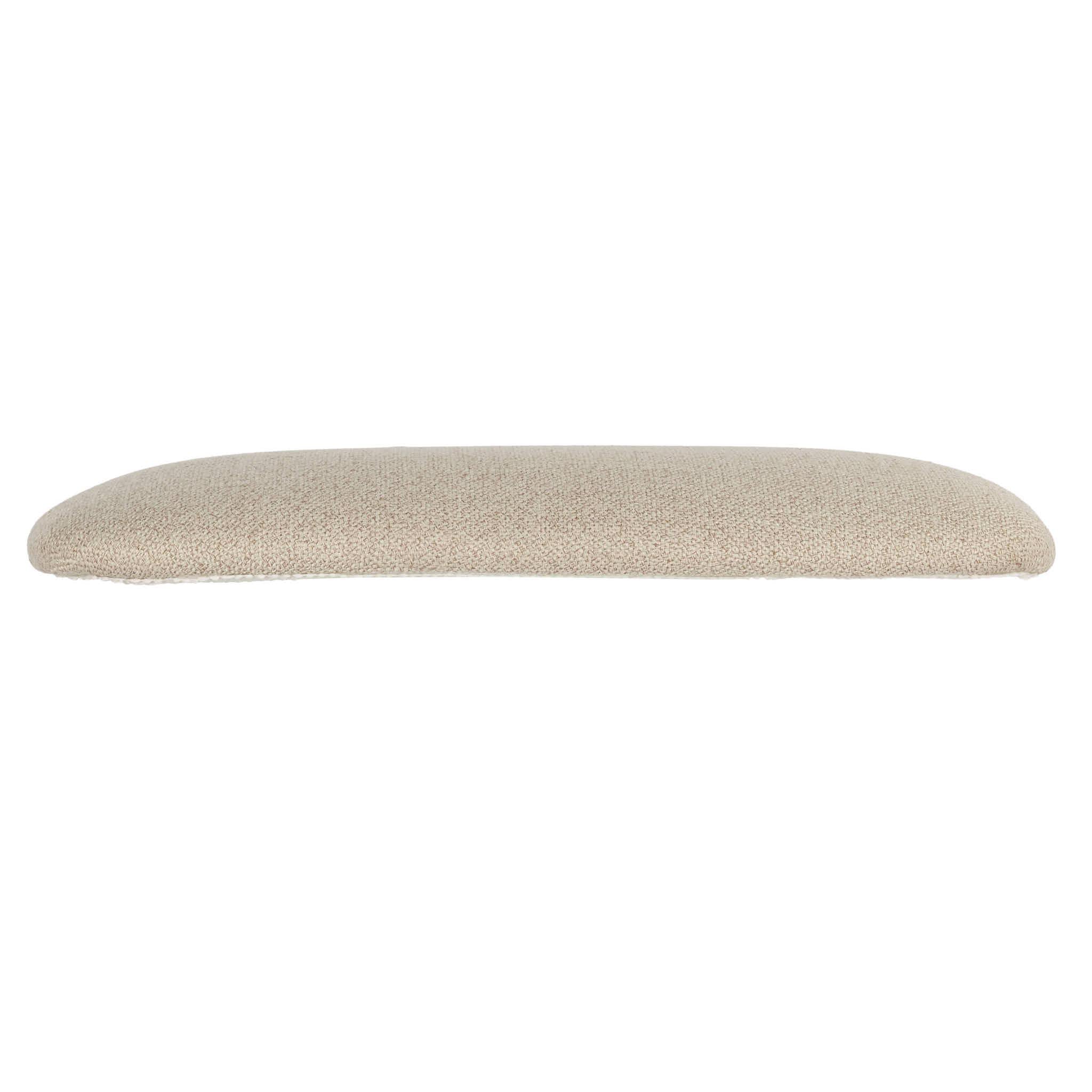 Chivari.com Beige Tweed Fabric Cross Back Seat Cushion 1.75" Thick with SlipNot™ Technology CUSHX-PANFABBURTAN-SPNT-AX