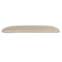 Chivari.com Beige Tweed Fabric Cross Back Seat Cushion 1.75" Thick with SlipNot™ Technology CUSHX-PANFABBURTAN-SPNT-AX