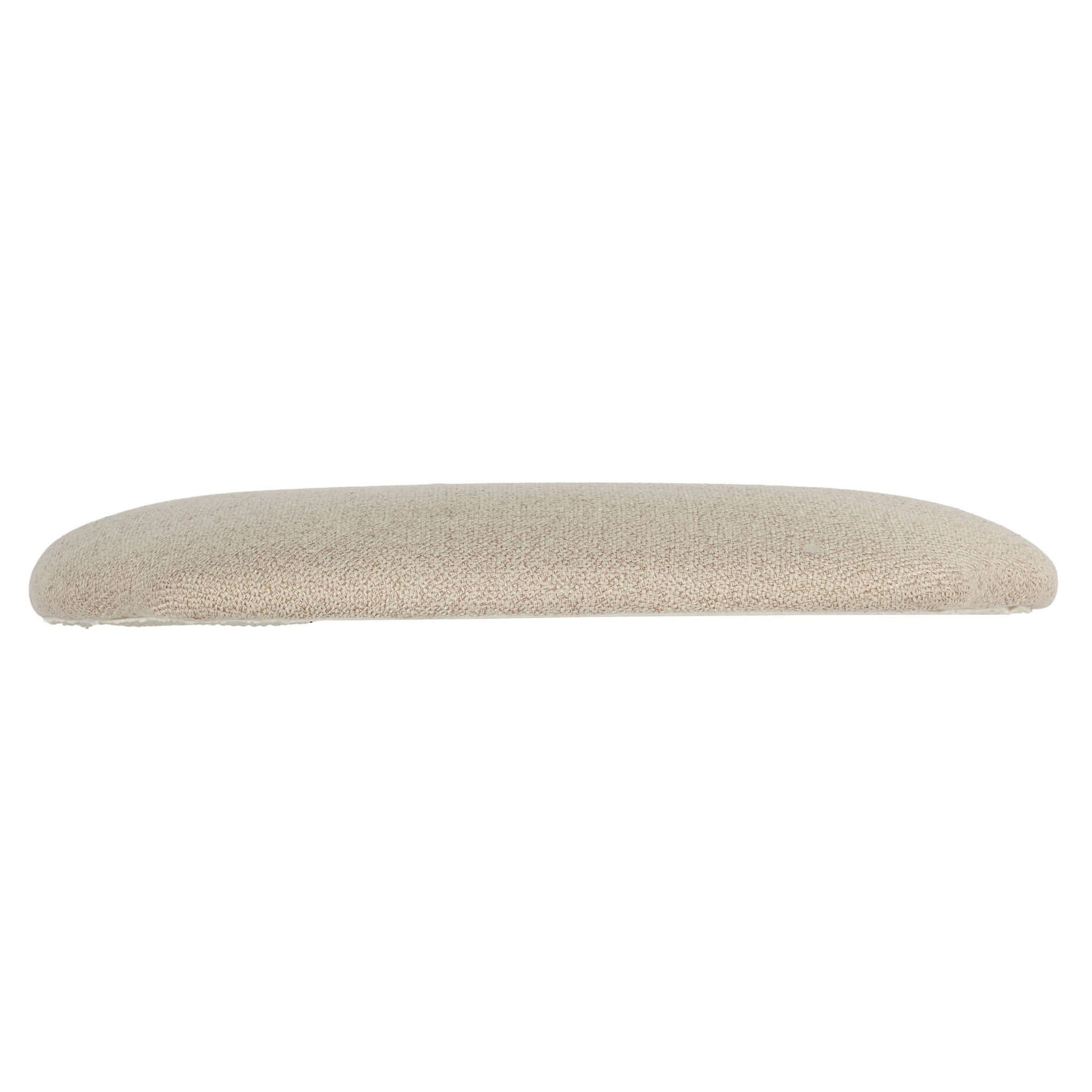 Chivari.com Beige Tweed Fabric Cross Back Seat Cushion 1.75" Thick with SlipNot™ Technology CUSHX-PANFABBURTAN-SPNT-AX