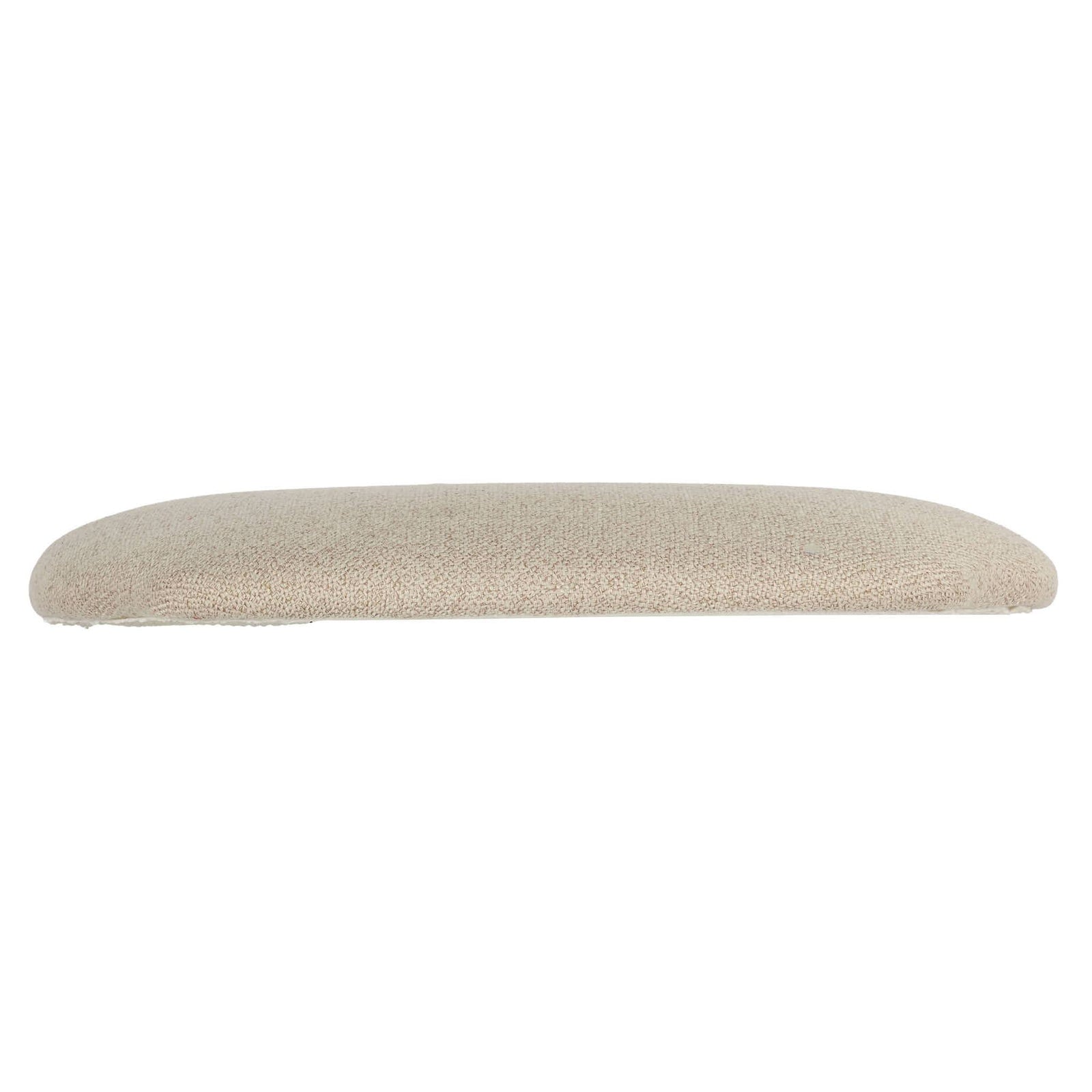 Chivari.com Beige Tweed Fabric Cross Back Seat Cushion 1.75