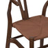 Fruitwood Wishbone Resin Chair with Brown Rope Seat