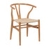 Natural Wishbone Resin Chair with Natural Rope Seat