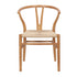 Natural Wishbone Resin Chair with Natural Rope Seat