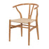 Natural Wishbone Resin Chair with Natural Rope Seat