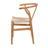 Natural Wishbone Resin Chair with Natural Rope Seat