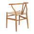 Natural Wishbone Resin Chair with Natural Rope Seat