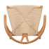 Natural Wishbone Resin Chair with Natural Rope Seat