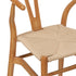 Natural Wishbone Resin Chair with Natural Rope Seat