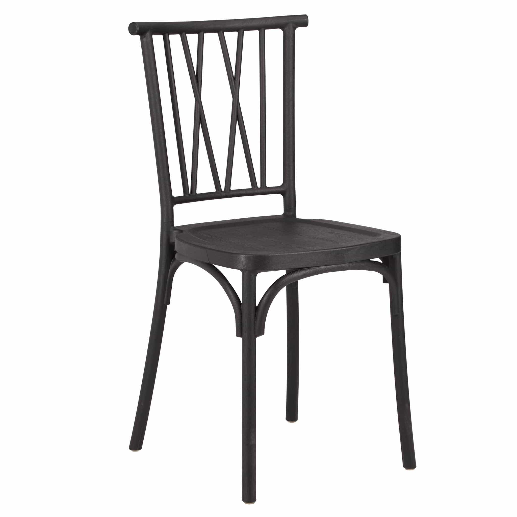 Chivari Black Willow Mono Frame Resin Chair CWPB-ZG