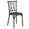 Chivari Black Willow Mono Frame Resin Chair CWPB-ZG