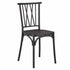 Chivari Black Willow Mono Frame Resin Chair CWPB-ZG