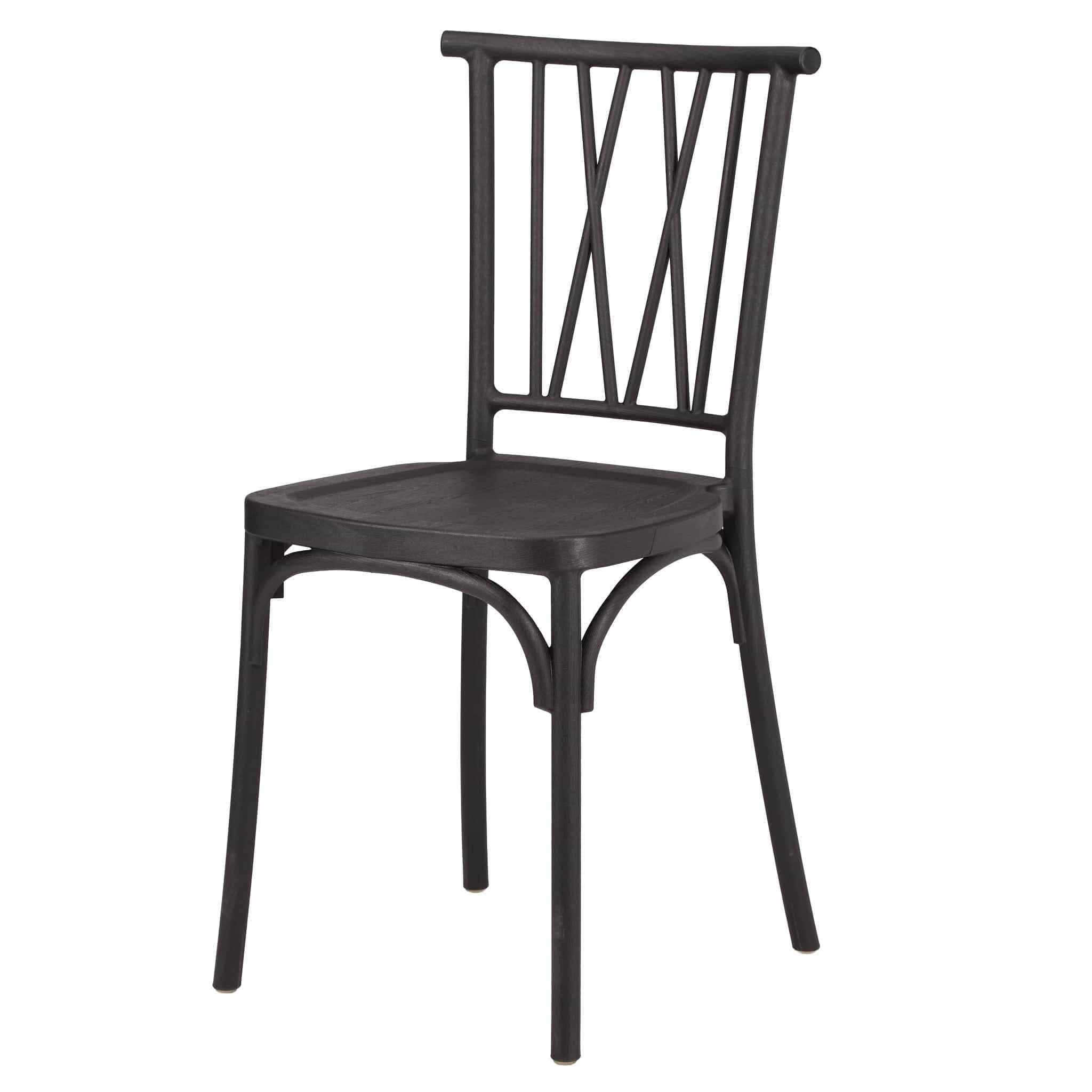 Chivari Black Willow Mono Frame Resin Chair CWPB-ZG