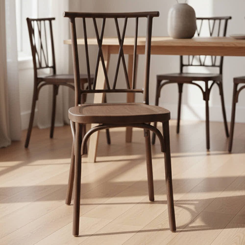 Chivari Fruitwood Willow Mono Frame BasicResin™ Chair CWPF-ZG