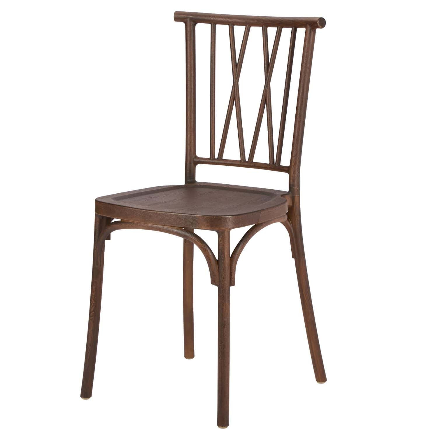 Chivari Fruitwood Willow Mono Frame Resin Chair CWPF-ZG