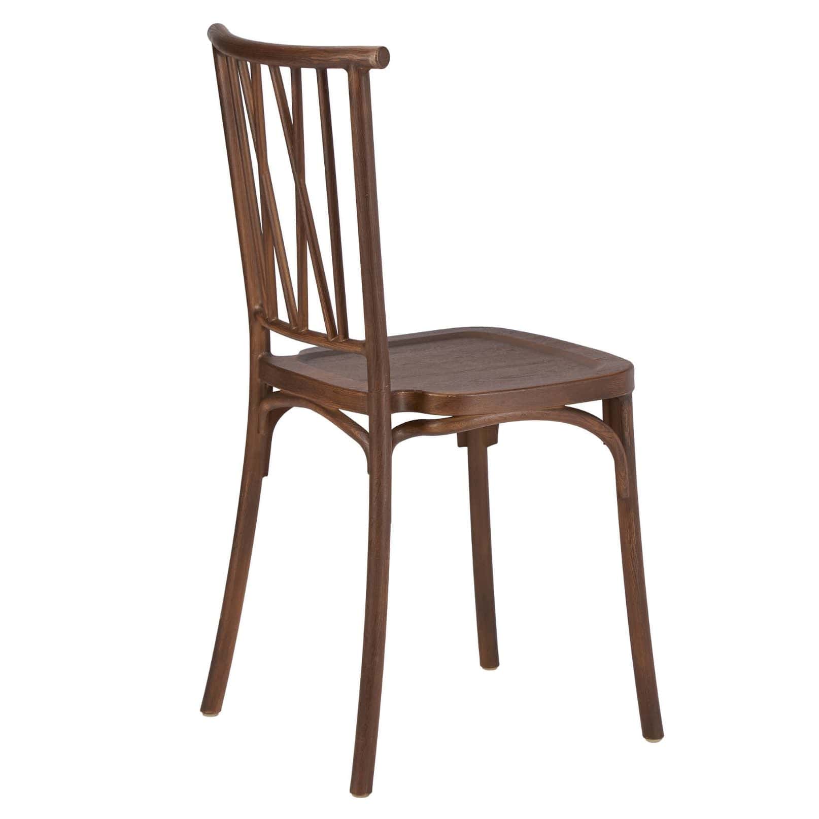 Chivari Fruitwood Willow Mono Frame Resin Chair CWPF-ZG