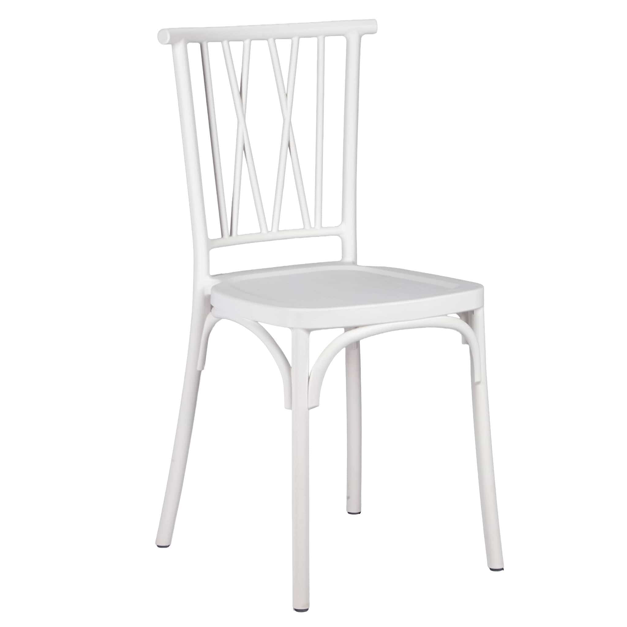 Chivari White Willow Mono Frame Resin Chair CWPW-ZG