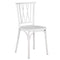 Chivari White Willow Mono Frame Resin Chair CWPW-ZG