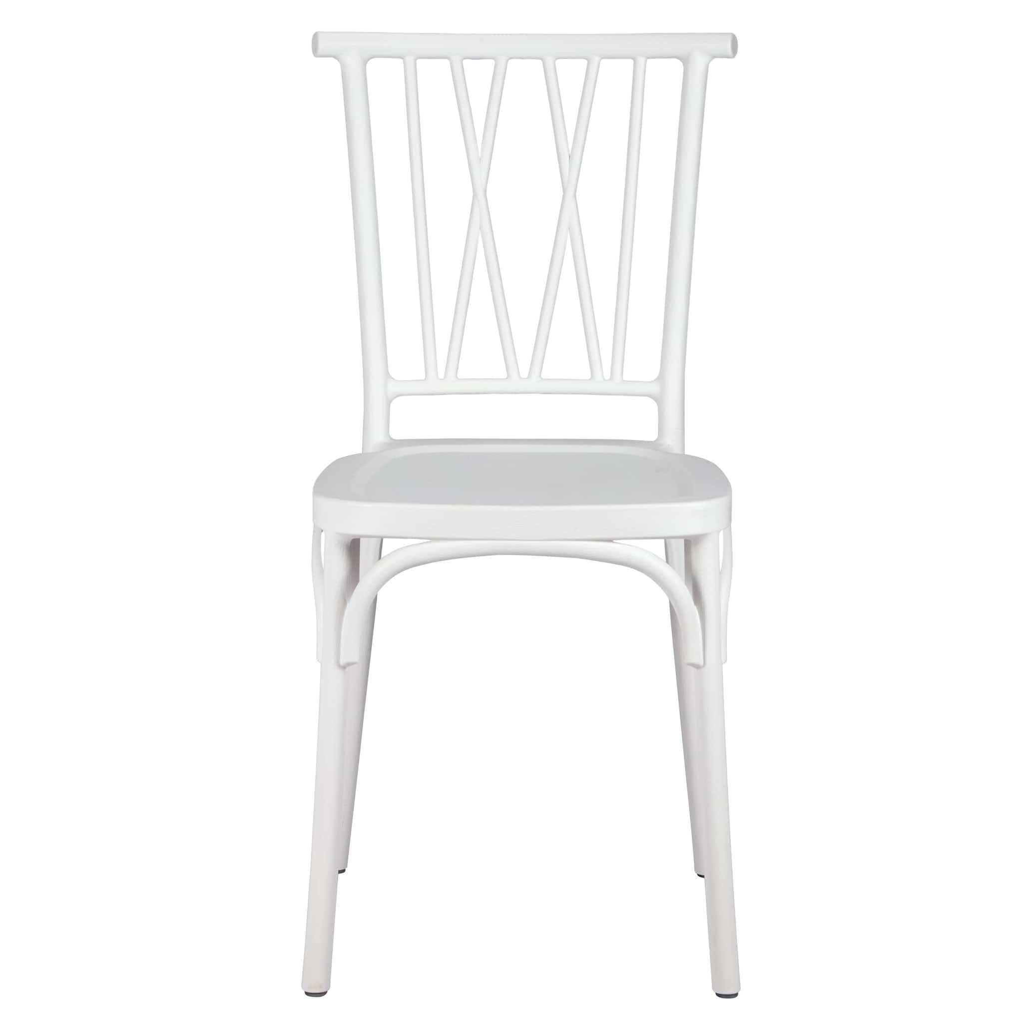 Chivari White Willow Mono Frame Resin Chair CWPW-ZG