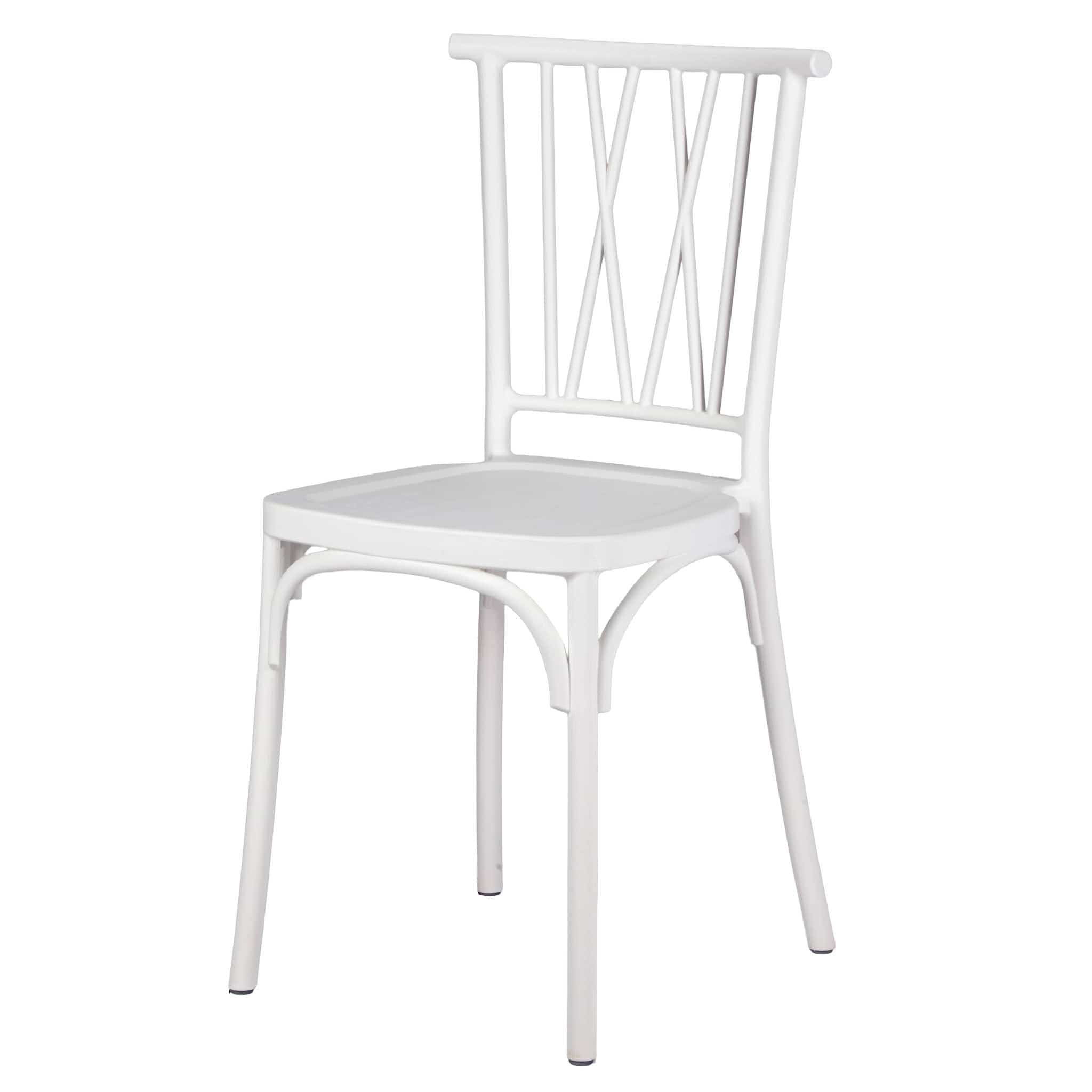 Chivari White Willow Mono Frame Resin Chair CWPW-ZG