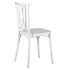 Chivari White Willow Mono Frame Resin Chair CWPW-ZG
