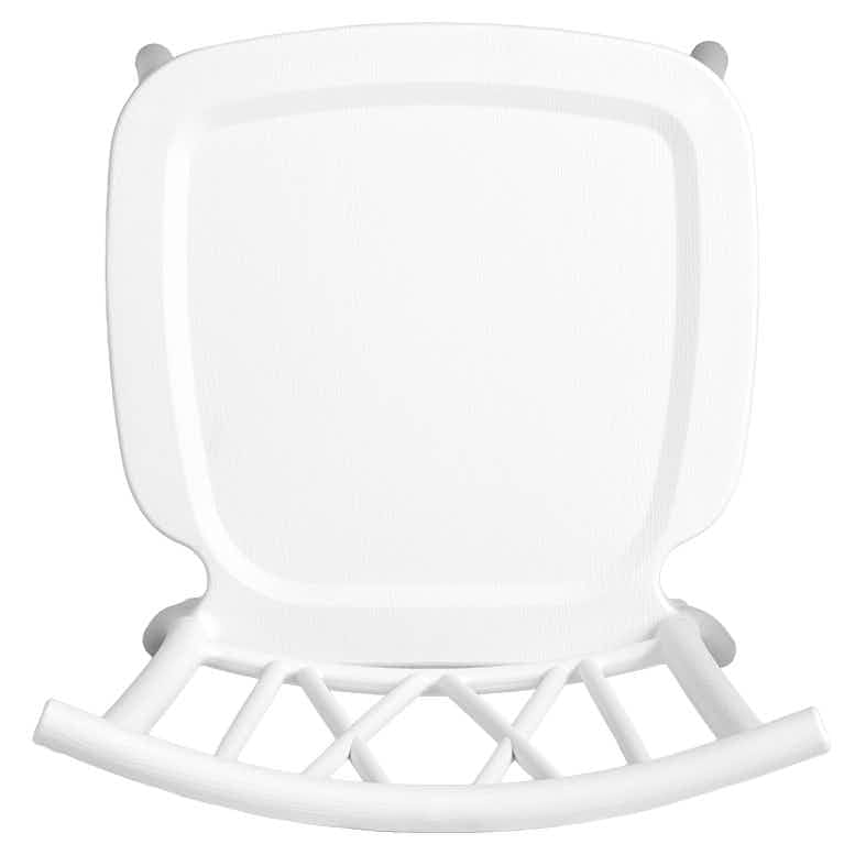 Chivari White Willow Mono Frame Resin Chair CWPW-ZG