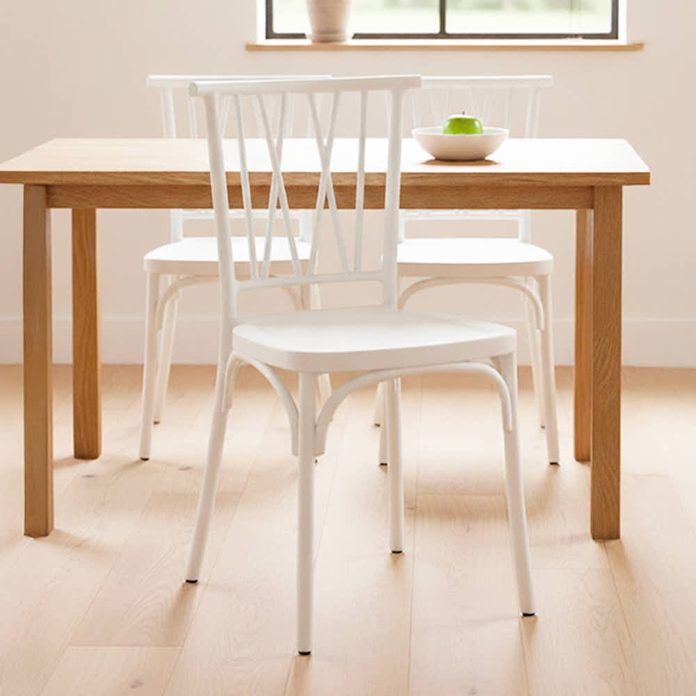 Chivari White Willow Mono Frame BasicResin™ Chair CWPW-ZG
