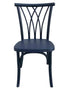 Chivari Black Steel Skeleton™ Willow Chair CWRB-ST-AX