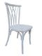 Chivari White Distressed Steel Skeleton™ Willow Chair CWRWD-ST-AX