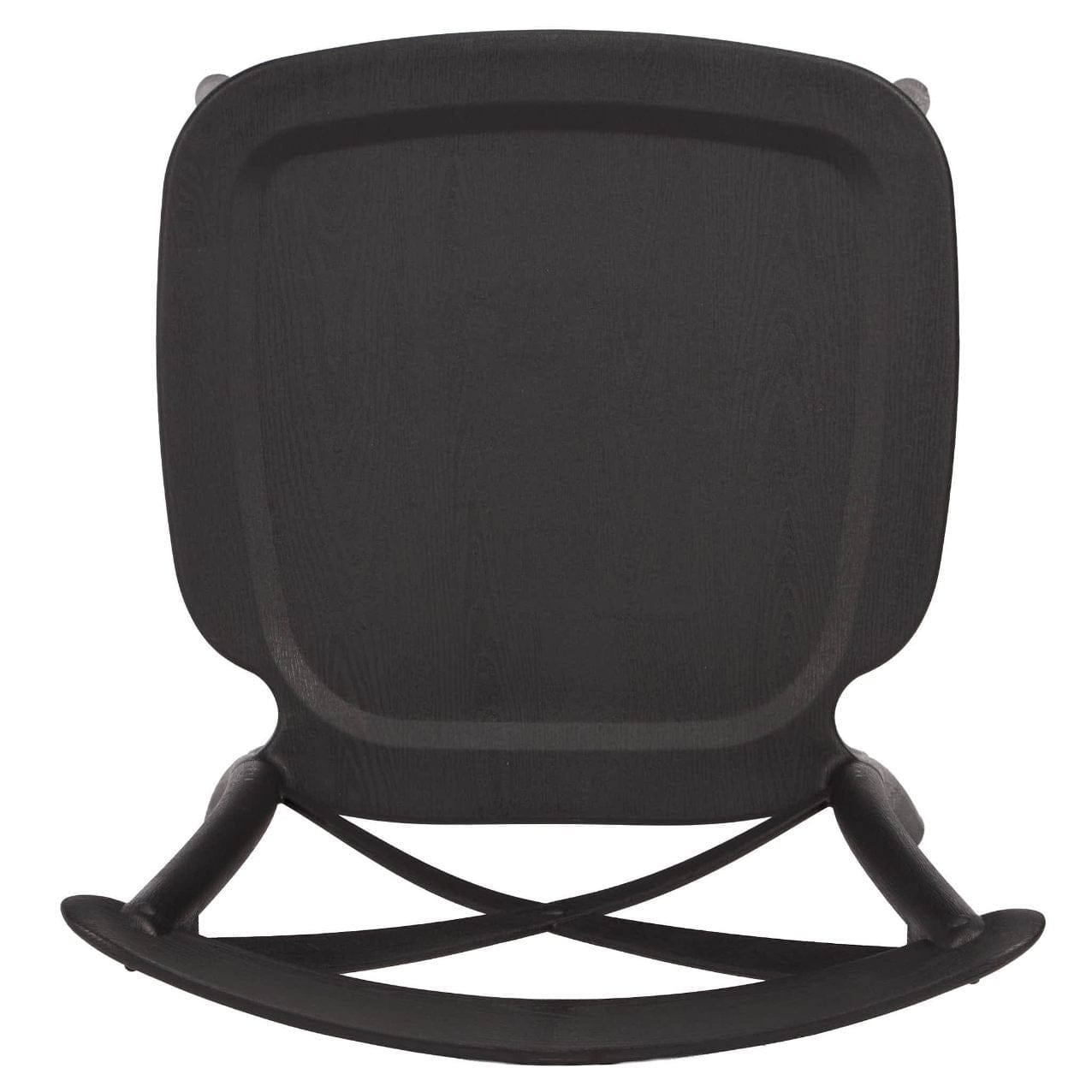 Chivari Black Cross Back Mono Frame Resin Chair CXPB-ZG