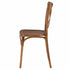 Chivari Chestnut Cross Back Mono Frame Resin Chair CXPC-ZG