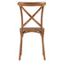 Chivari Chestnut Cross Back Mono Frame Resin Chair CXPC-ZG