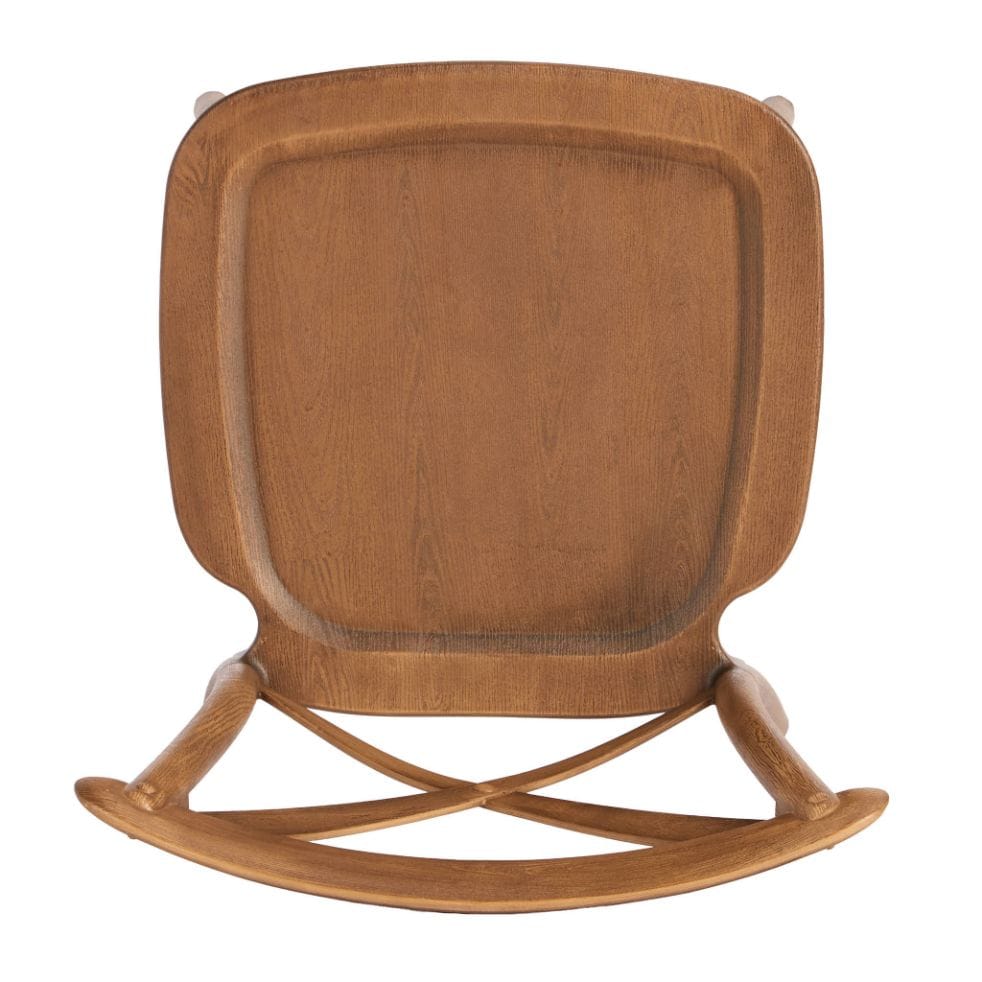 Chivari Chestnut Cross Back Mono Frame Resin Chair CXPC-ZG