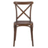 Chivari Fruitwood Cross Back Mono Frame Resin Chair CXPF-ZG
