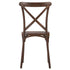 Chivari Fruitwood Cross Back Mono Frame Resin Chair CXPF-ZG