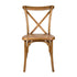 Chivari Chestnut Steel Skeleton™ Cross Back Chair CXRC-ST-AX
